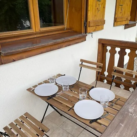 Marmotte du Jaillet Charmant appartement entre demi-quartier et Megève Extérieur photo